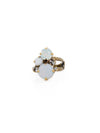 Crystal Assorted Rounds Stacked Ring