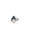 Crystal Assorted Rounds Stacked Ring