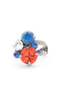 Crystal Assorted Rounds Stacked Ring