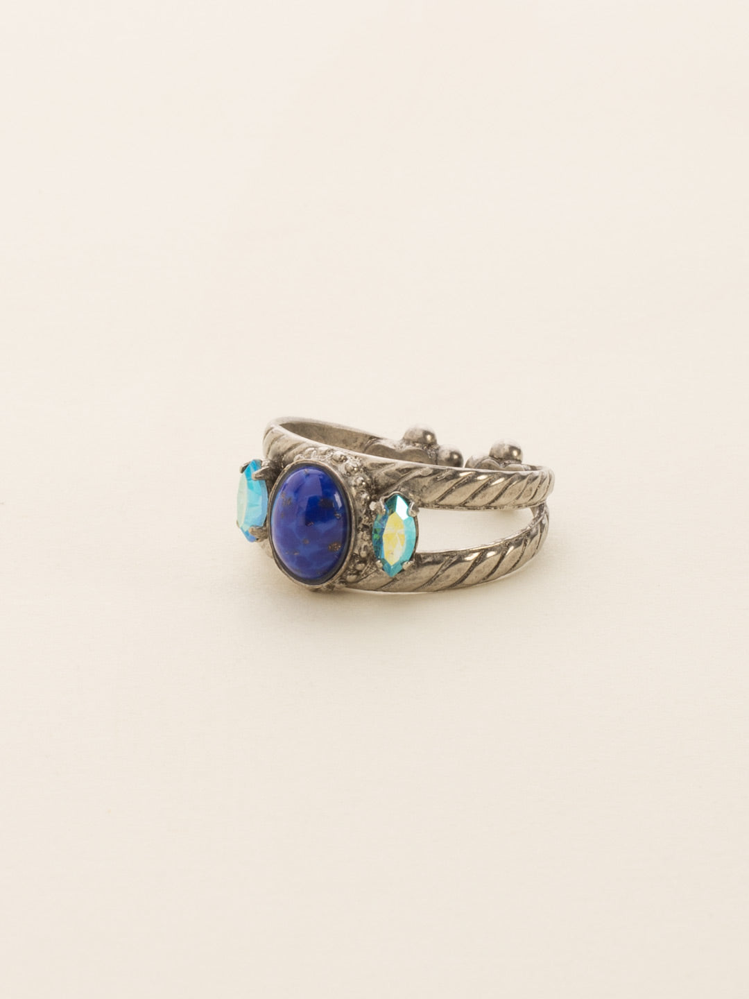 Semi-Precious and Crystal Cocktail Ring - RDE47ASEB