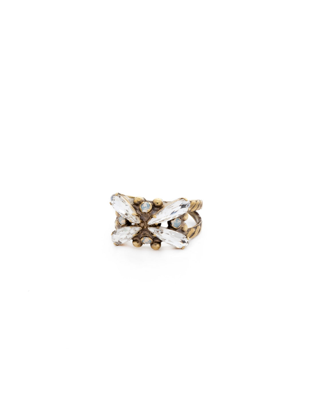 Holiday 2016 One-of-a-Kind Cocktail Ring - RDH11AGPLU - <p>This one-of-a-kind style is available for a limited time only! Ring size: 7 (US) From Sorrelli's Pearl Luster collection in our Antique Gold-tone finish.</p>